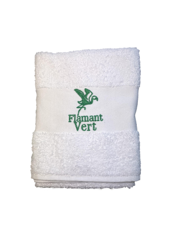 Serviette Flamant Vert