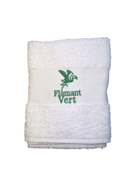 Serviette Flamant Vert