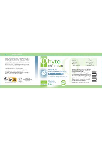 Spiruline + Zinc + Acérola Bio – 80 Gélules | Beauté & Immunité Naturelles