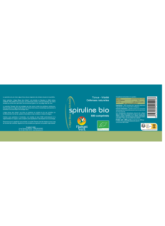 Spiruline Bio 500 comprimés – Algue Bleue des Andes