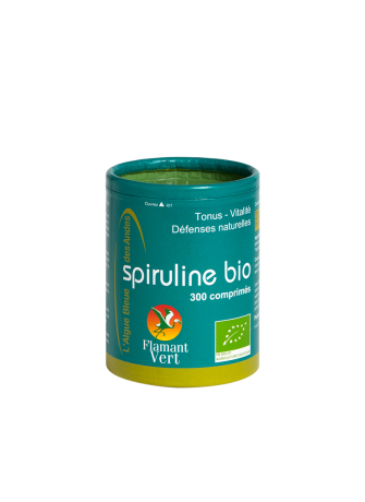 Spiruline Bio 300 comprimés – Algue Bleue des Andes