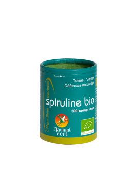 Spiruline Bio 300 comprimés – Algue Bleue des Andes