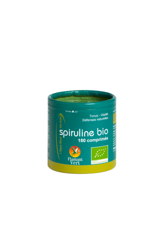 Spiruline Bio 180 comprimés – Algue Bleue des Andes