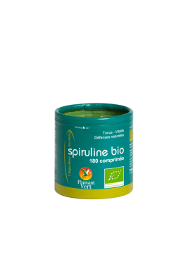 Spiruline Bio 180 comprimés – Algue Bleue des Andes