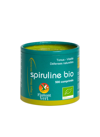 Spiruline Bio 500 comprimés – Algue Bleue des Andes