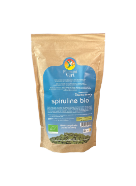 Spiruline Bio 1000 comprimés – Algue Bleue des Andes