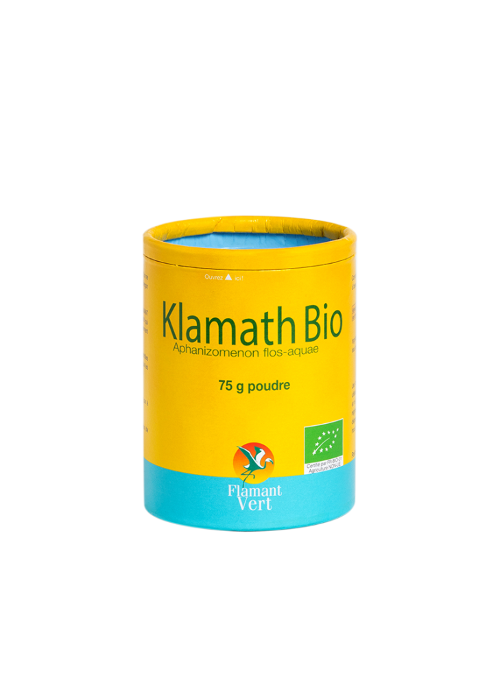Klamath Bio en poudre – 75 g d’algue AFA pure Klamath Bio en poudre – 75 g d’algue AFA pure