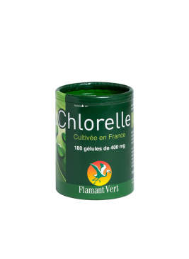 Chlorelle Bio 180 gélules – Microalgue détox made in France