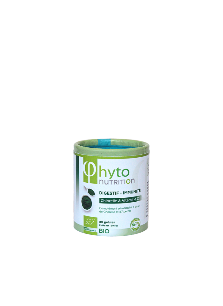 Chlorelle + Acérola Bio – 80 Gélules | Vitalité et Énergie Naturelle