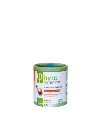 Maca + Acérola Bio – 80 Gélules | Énergie et Vitalité Naturelle