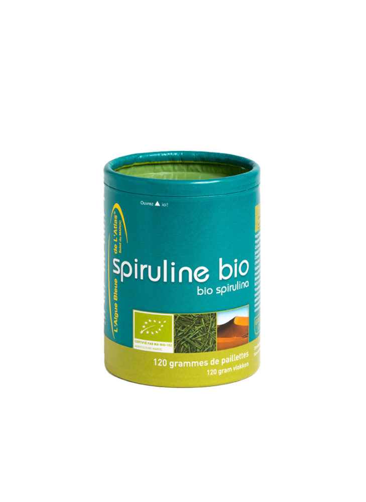 Brindilles de Spiruline 120g – L’Algue Bleue de l’Atlas | Spiruline du Maroc Brindilles de Spiruline 120g – L’Algue Bleue de l’Atlas | Spiruline du Maroc